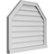 Ekena Millwork Octagonal Top Surface Mount PVC Gable Vent w/ 2"W x 2"P Brickmould Sill Frame, 30"W x 26"H GVPOT30X2603SN - alternate 2